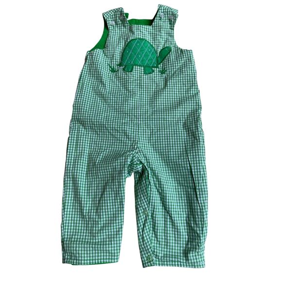 The Bailey Boys Santa Pup/Turtle Longalls size 9mo - Picture 4 of 5